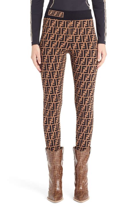 leggings fendi oro|fendi online shopping.